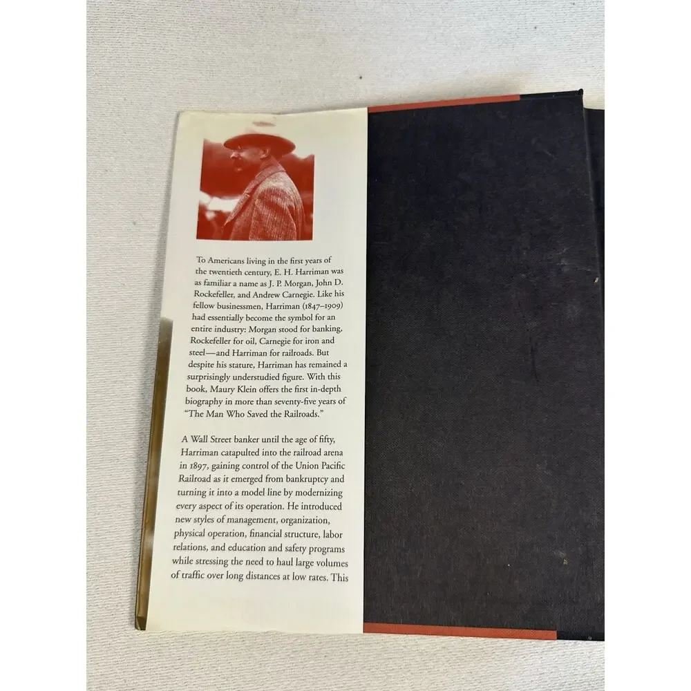 Life & Legend of E H Harriman By Maury Klein w/ dust jacket